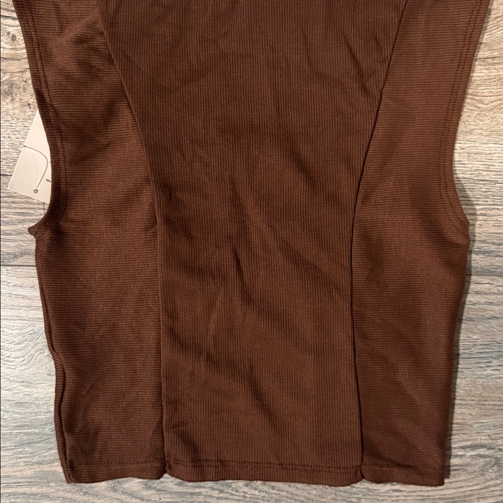 Urban outfitters Brown Sleeveless Turtleneck Top - Picture 10 of 11